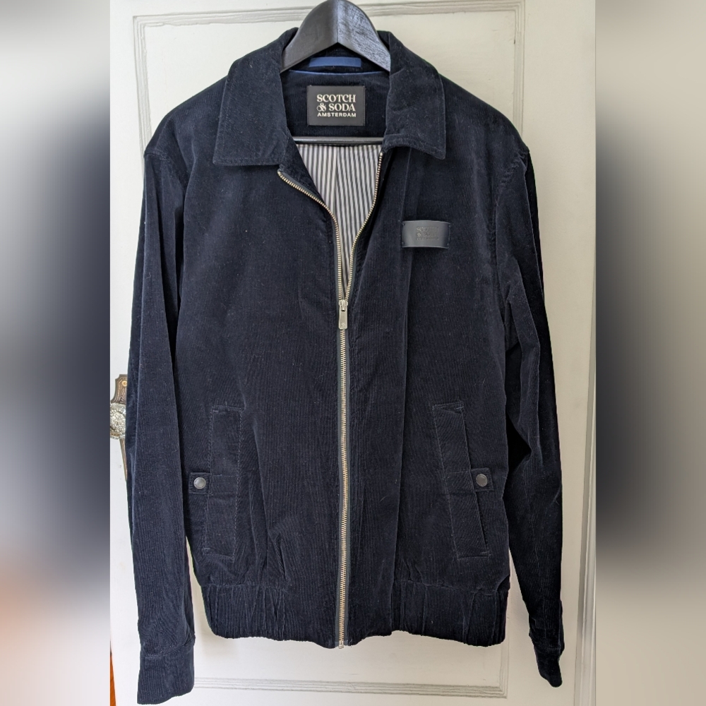Scotch & Soda Black Bomber Jacket